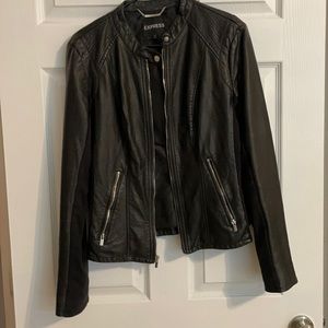 Express faux leather jacket
